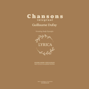 Dufay - Chansons