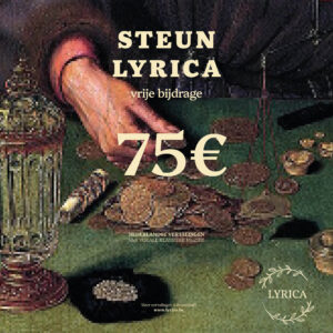 Ik wil Lyrica extra steunen met 75 euro