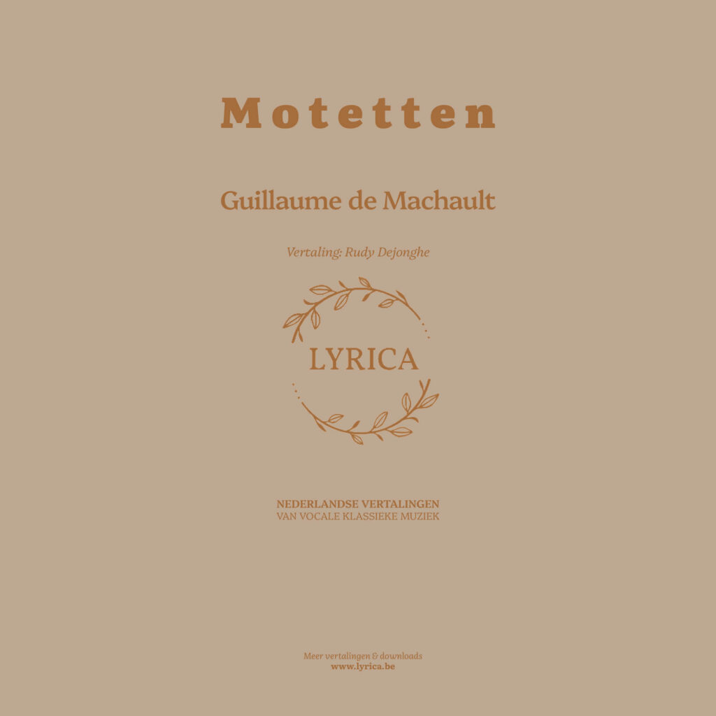 Motetten (G. de Machault)
