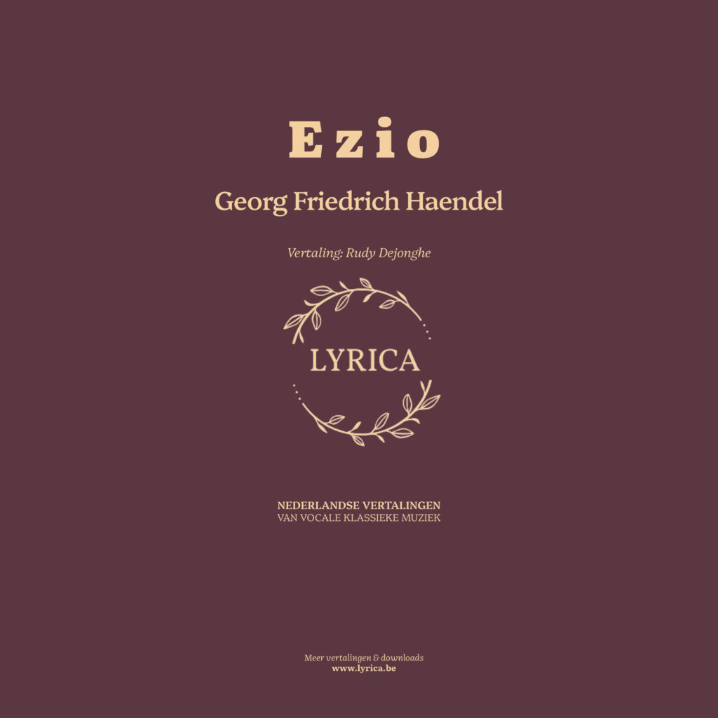 Ezio, HWV 29 (G. F. Haendel)
