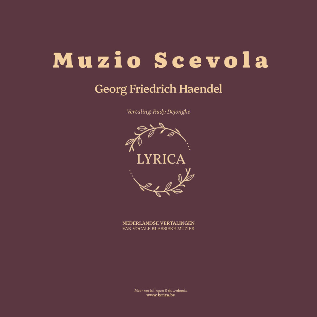 Muzio Scevola, HWV 13 (G. F. Haendel)