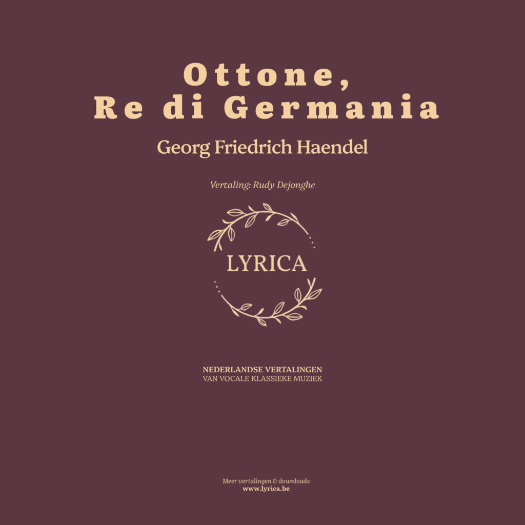 Ottone, Re di Germania, HWV 15 (G. F. Haendel)