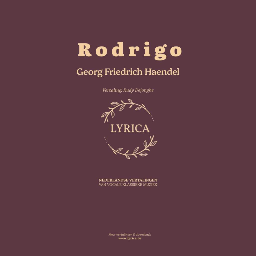 Rodrigo, HWV 5 (G. F. Haendel)