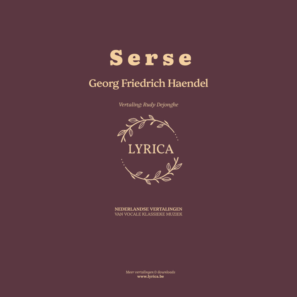 Serse, HWV 40 (G. F. Haendel)