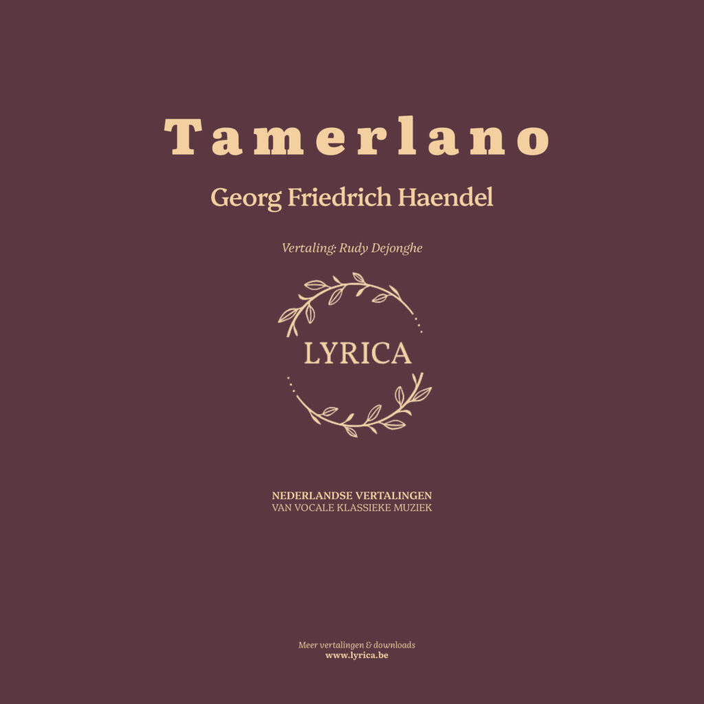Tamerlano, HWV 18 (G. F. Haendel)