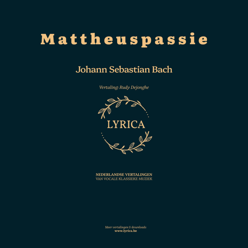 Mattheuspassie Bach