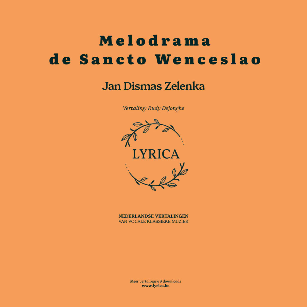 Melodrama de Sancto Wenceslao (J.D. Zelenka)