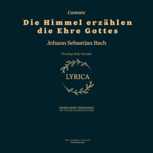 Die Himmel erzählen die Ehre Gottes BWV 76 (J.S. Bach)