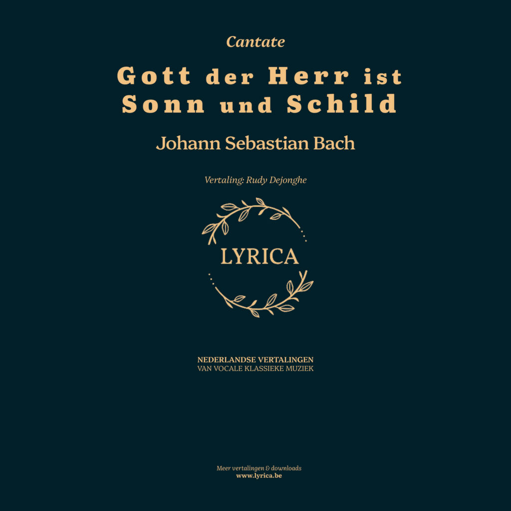 Gott der Herr ist Sonn und Schild BWV 79 (J.S. Bach)