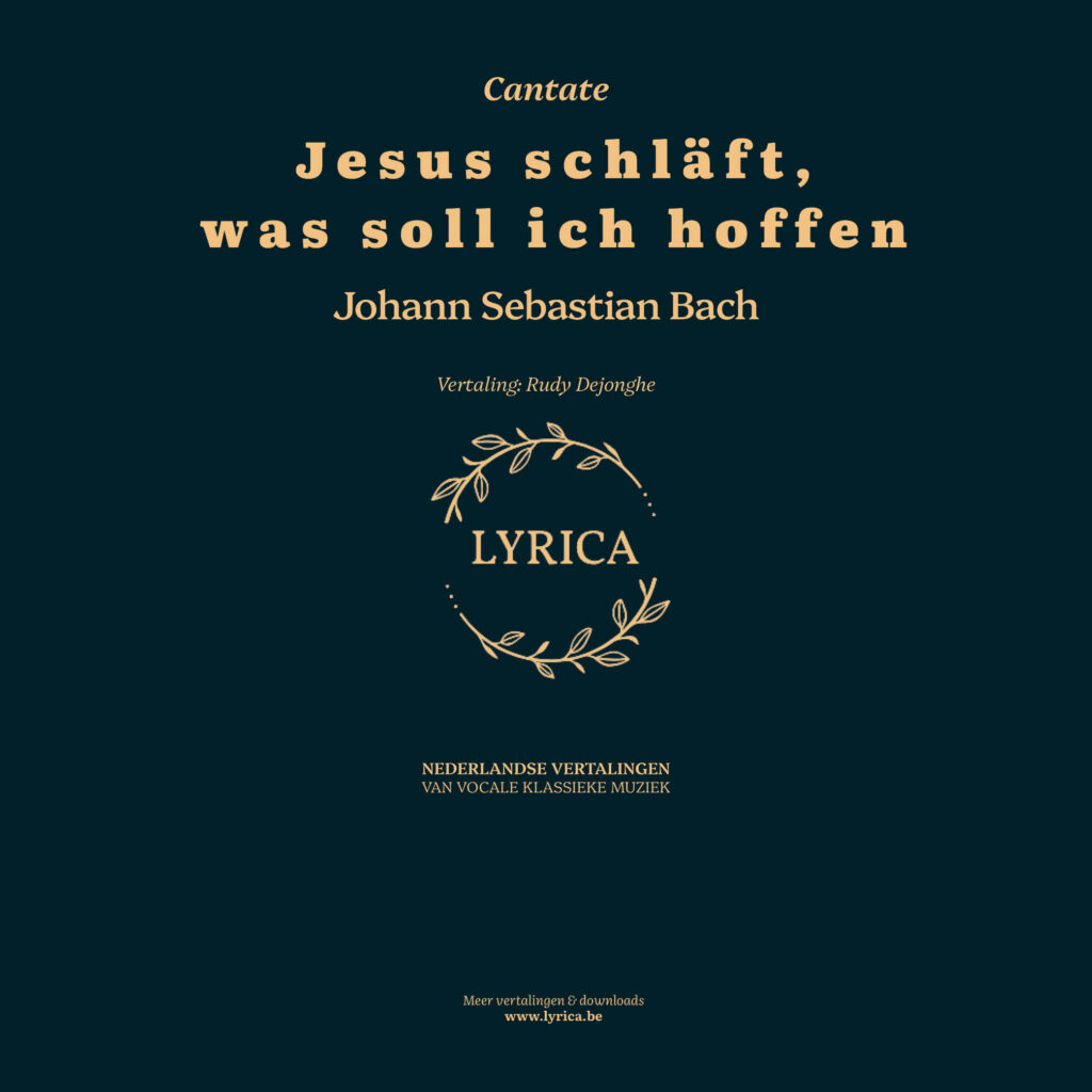 Jesus schläft, was soll ich hoffen BWV 81 (J.S. Bach)