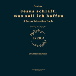 Jesus schläft, was soll ich hoffen BWV 81 (J.S. Bach)