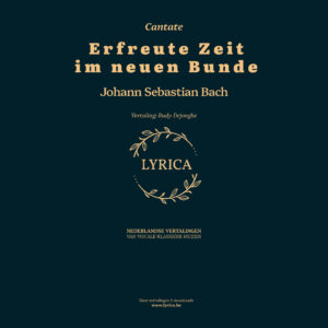 Erfreute Zeit im neuen Bunde BWV 83 (J.S. Bach)
