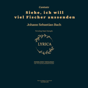 Siehe, ich will viel Fischer aussenden BWV 88 (J.S. Bach)