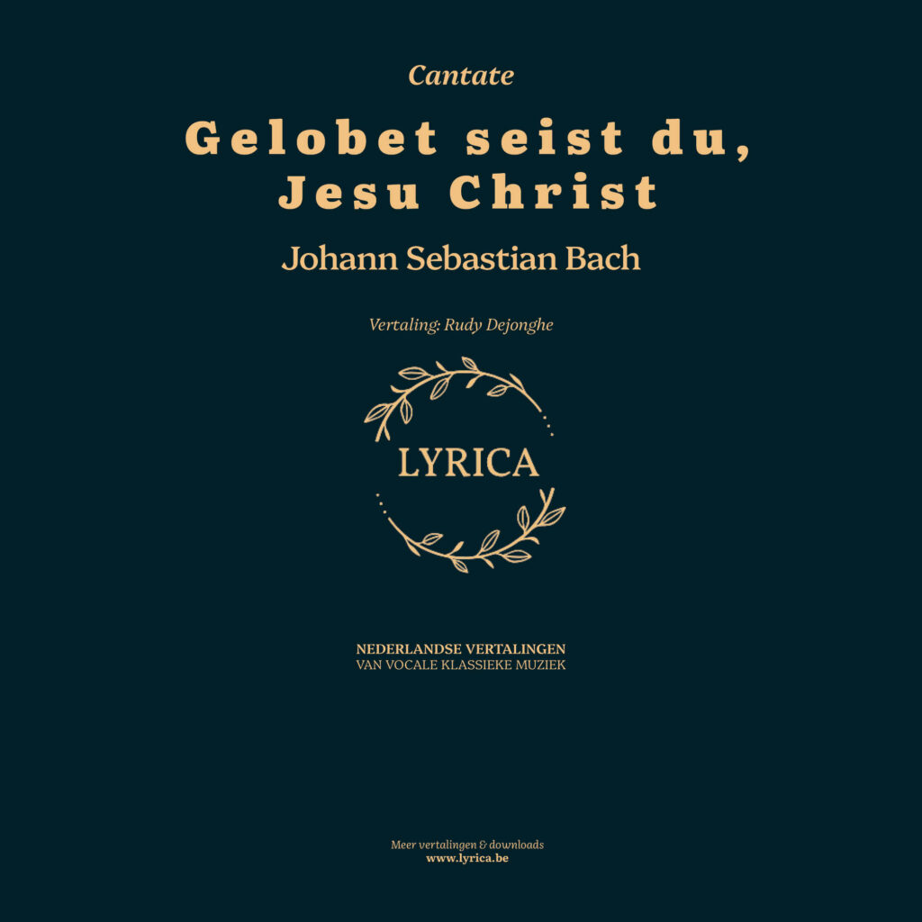 Gelobet seist du, Jesu Christ BWV 91 (J.S. Bach)