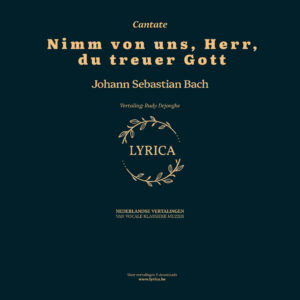 Nimm von uns, Herr, du treuer Gott BWV 101 (J.S. Bach)