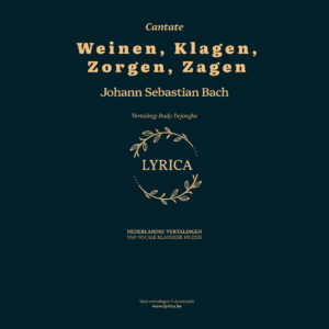 Weinen Klagen Zorgen Zagen BWV 12 (J.S. Bach)