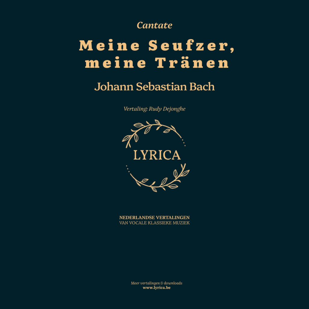 Meine Zeufzer meine Tränen BWV 13 (J.S. Bach)