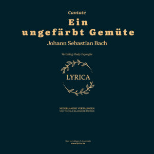 Ein ungefärbt Gemüte BWV 24 (J.S. Bach)