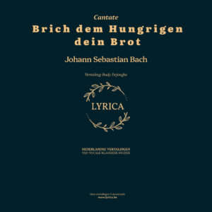 Brich dem Hungrigen dein Brot BWV 39 (J.S. Bach)
