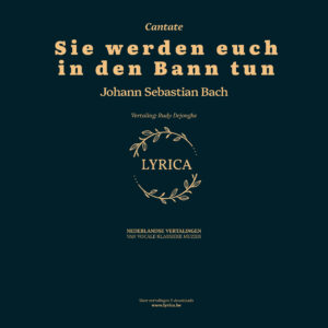 Sie werden euch in den Bann tun (I) BWV 44 (J.S. Bach)