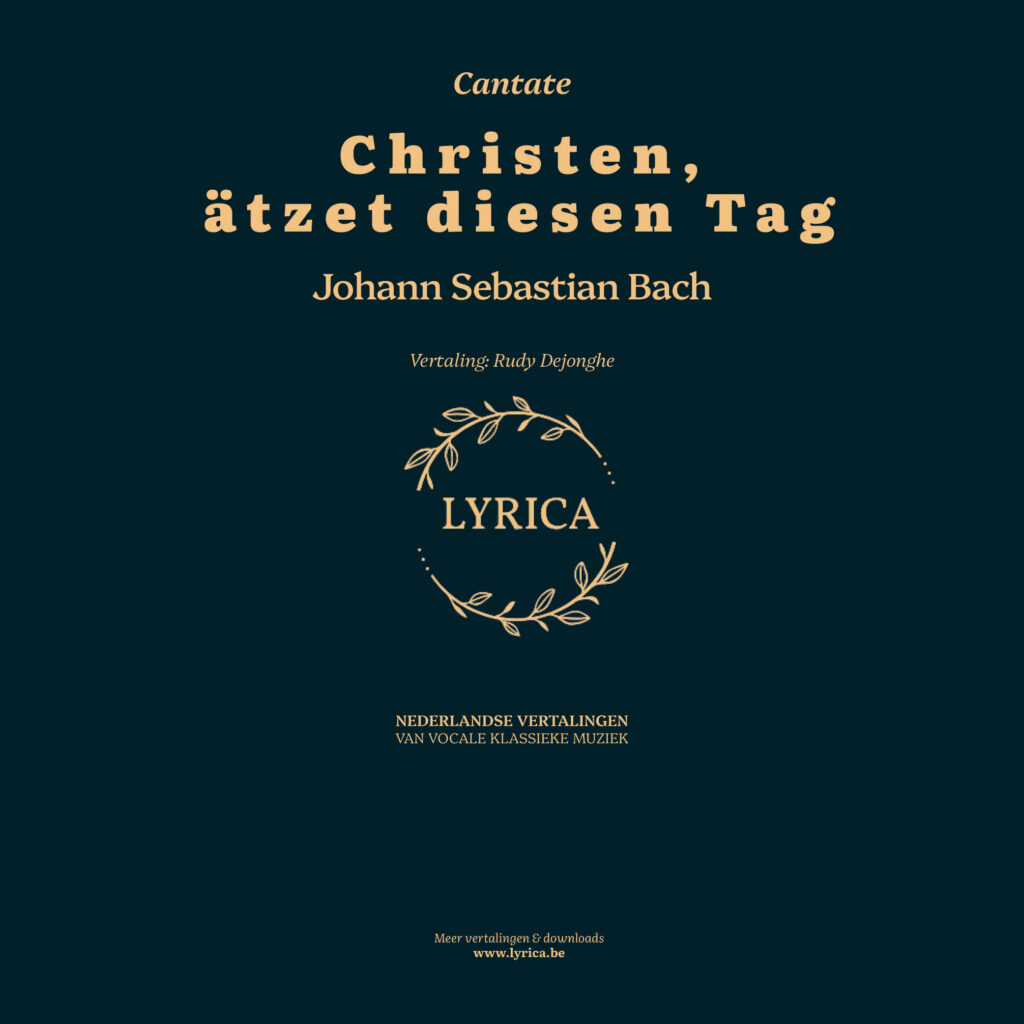 Christen, ätzet diesen Tag BWV 63 (J.S. Bach)