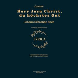 Herr Jesu Christ, du höchstes Gut BWV 113 (J.S. Bach)
