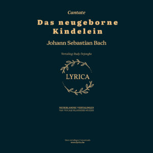 Das neugeborne Kindelein BWV 122 (J.S. Bach)