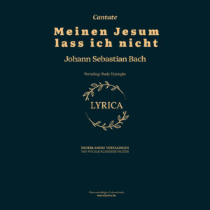 Meinen Jesum lass ich nicht BWV 124 (J.S. Bach)