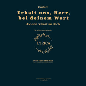 Erhalt uns, Herr, bei deinem Wort BWV 126 (J.S. Bach)