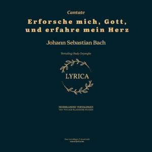 Erforsche mich, Gott, und erfahre mein Herz BWV 136 (J.S. Bach)