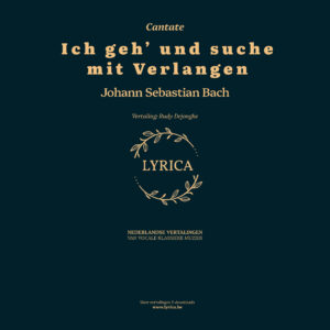 Ich geh' und suche mit Verlangen BWV 49 (J.S. Bach)