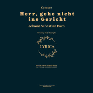 Herr, gehe nicht ins Gericht BWV 105 (J.S. Bach)