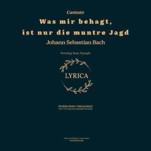 Was mir behagt, ist nur die muntre Jagd BWV 208 (J.S. Bach)