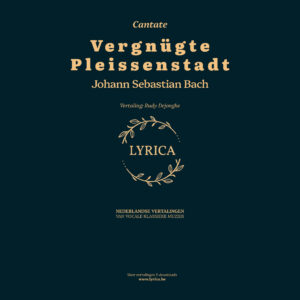 Vergnügte Pleissenstadt BWV 216 (J.S. Bach)