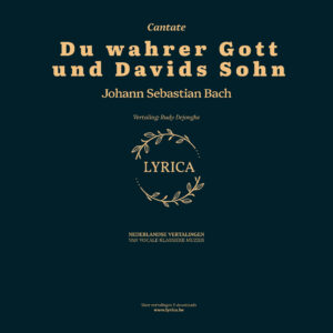 Du wahrer Gott und Davids Sohn BWV23 (J.S. Bach)