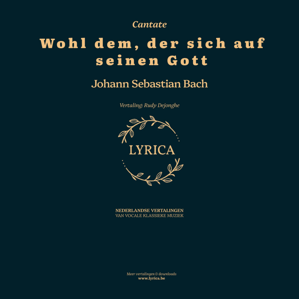 Wohl dem, der sich auf seinen Gott BWV 139 (J.S. Bach)