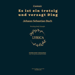 Es ist ein trotzig und verzagt Ding BWV 176 (J.S. Bach)