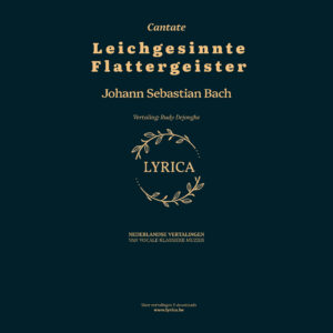 Leichgesinnte Flattergeiste BWV 181 (J.S. Bach)