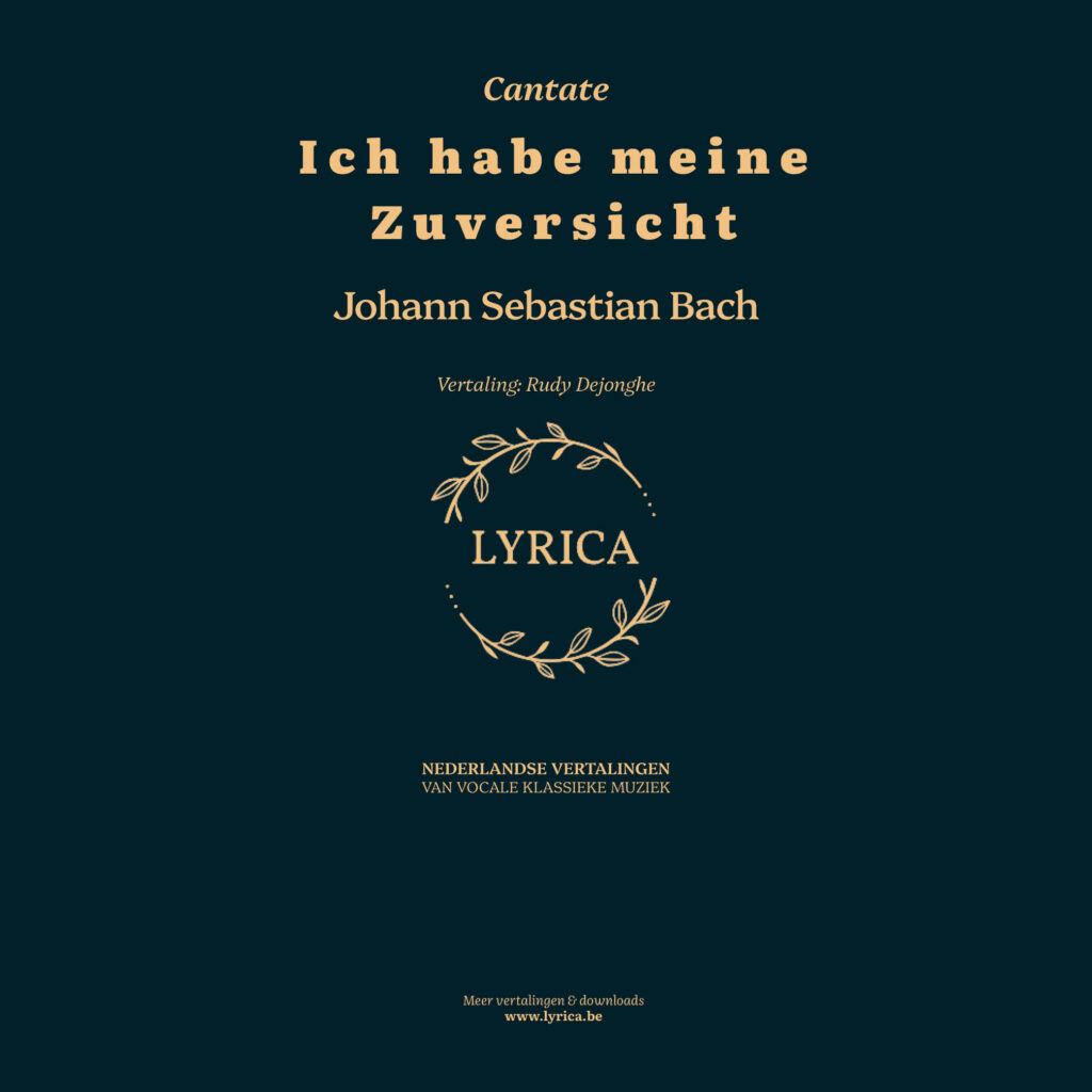 Ich habe meine Zuversicht BWV 188 (J.S. Bach)