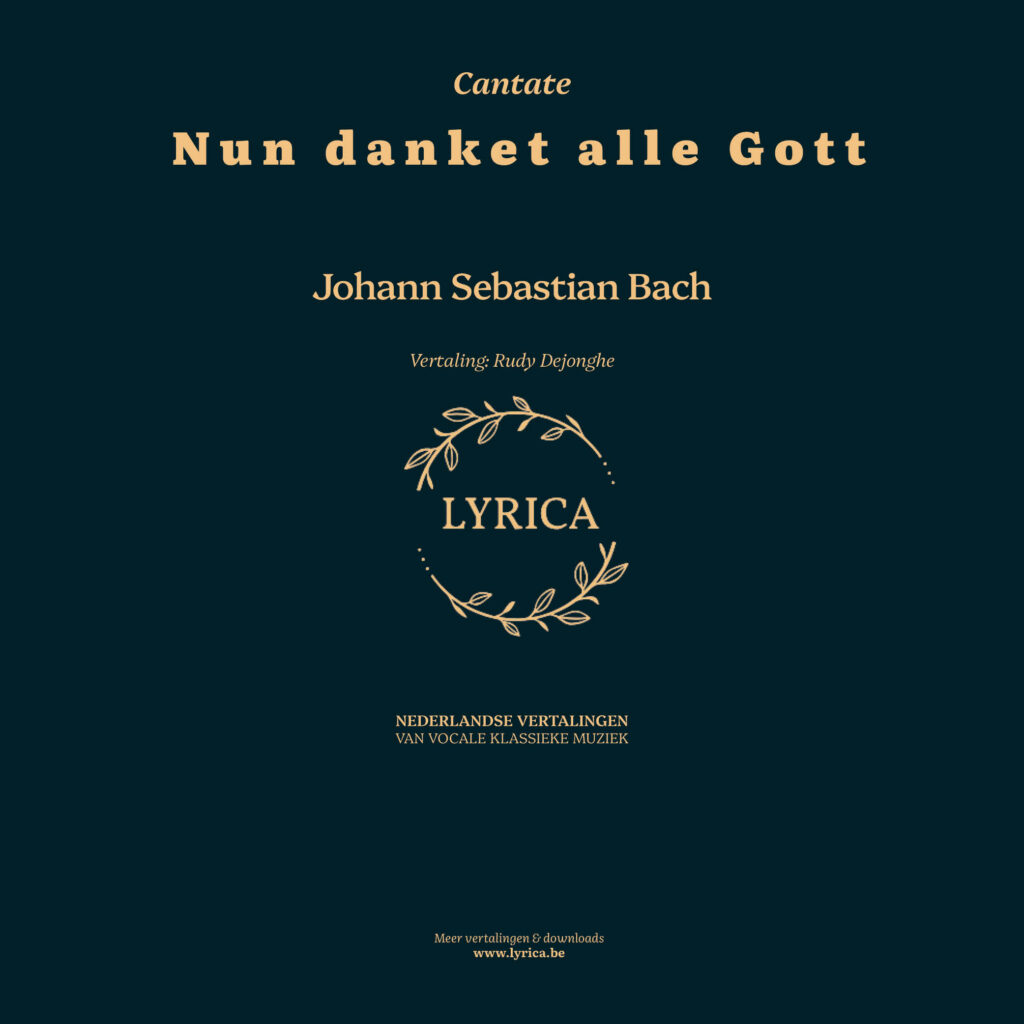 Nun danket alle Gott BWV 192 (J.S. Bach)