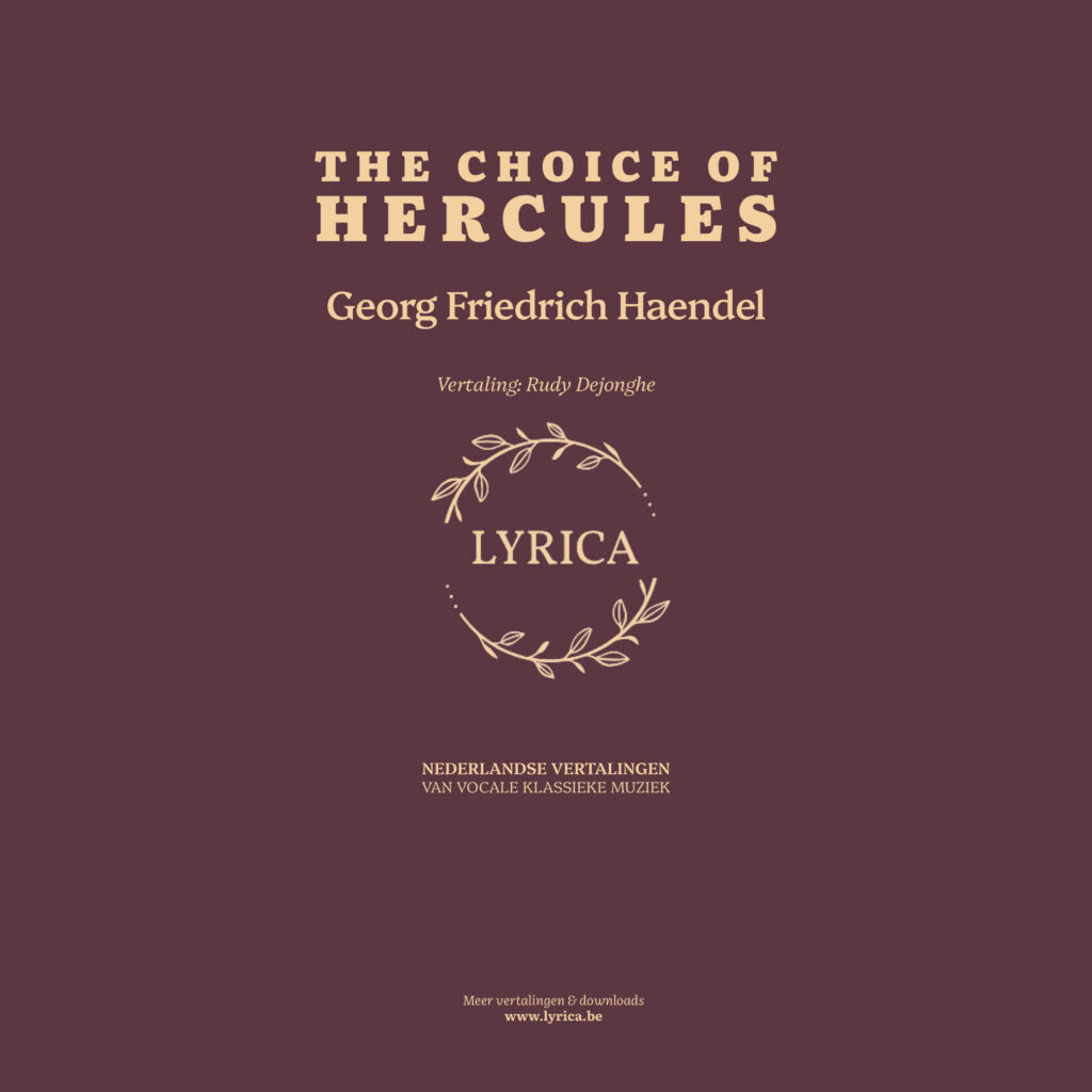 The Choice of Hercules, HWV 69 (G. F. Haendel)