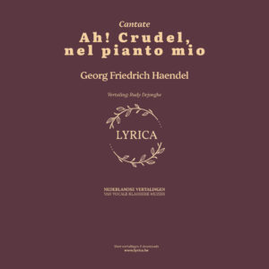 Ah! Crudel, nel pianto mio (G. F. Haendel)