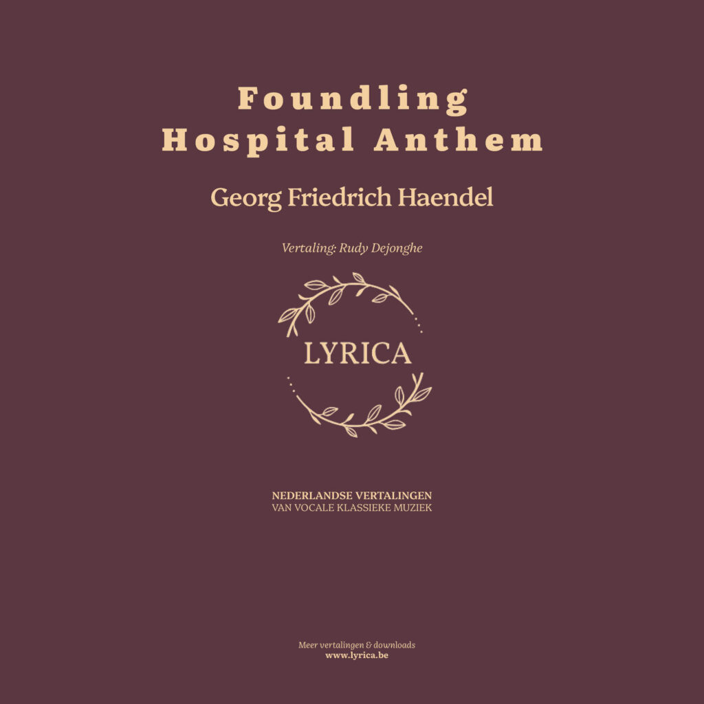 Foundling Hospital Anthem (G. F. Haendel)